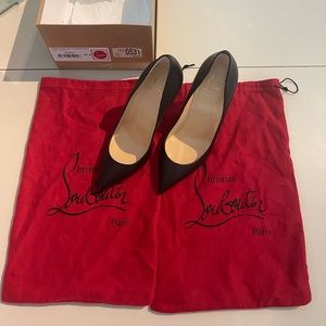 Christain Louboutin Black heels